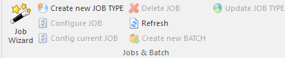 2. Jobs and Batches Toolbar
