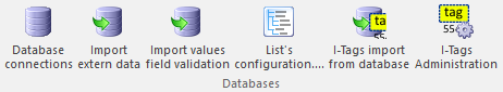 4. Databases Toolbar