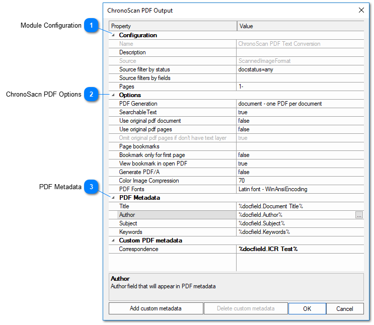 3.2.11.2.1. ChronoScan PDF Conversion Export Module