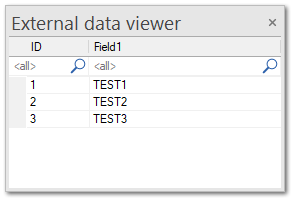 6.5. External data viewer