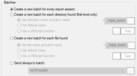 7. Batches Naming Options