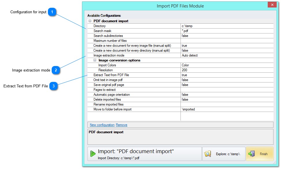 3.3.10. Import PDF Files